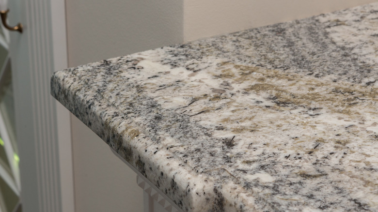 countertop with half bullnose edge