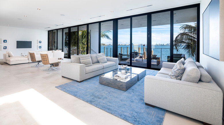 beachy living room