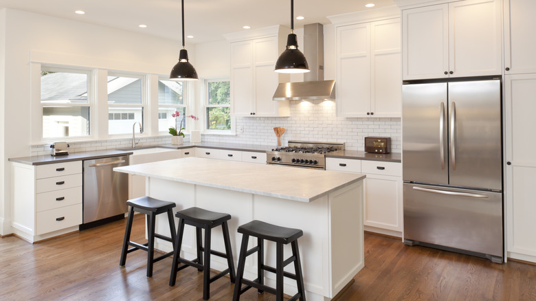 Renovated white kitchen