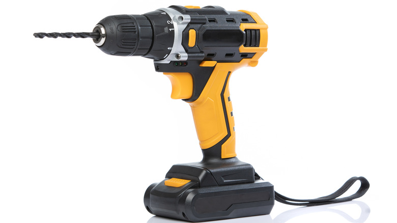 Closeup cordless impact driver