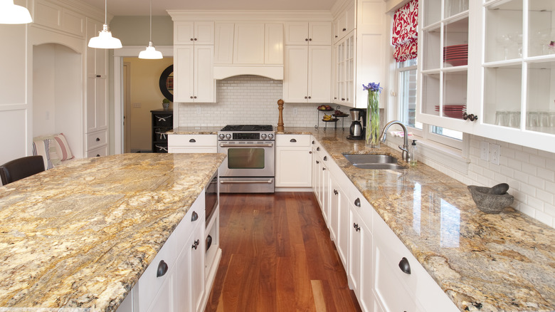 Marble countertops