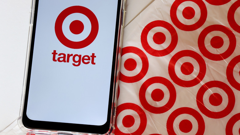 Target Circle app on phone