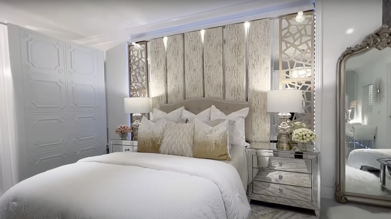 luxurious bedroom headboard DIY