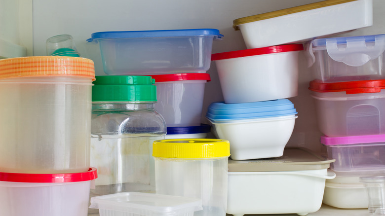 The DIY Cereal Box Hack That's Perfect For Organizing Tupperware