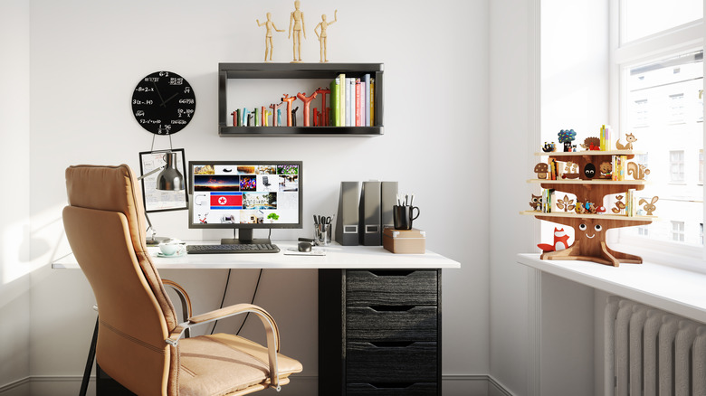 furnished home office