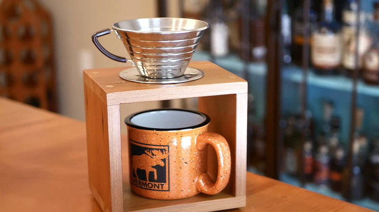 pour over coffee stand