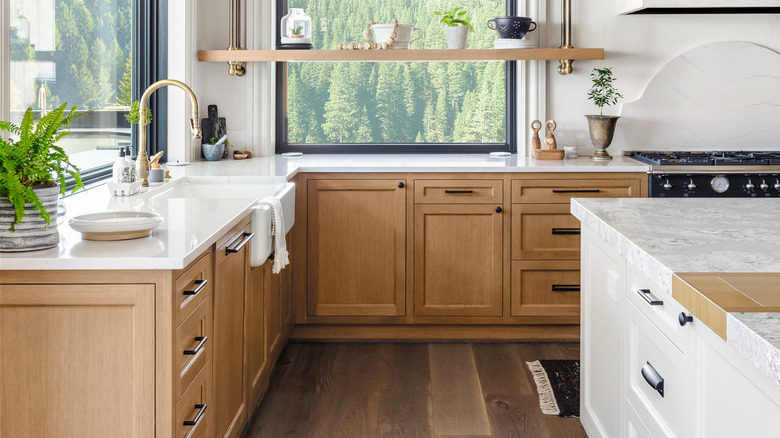 a traditional farmhouse sink