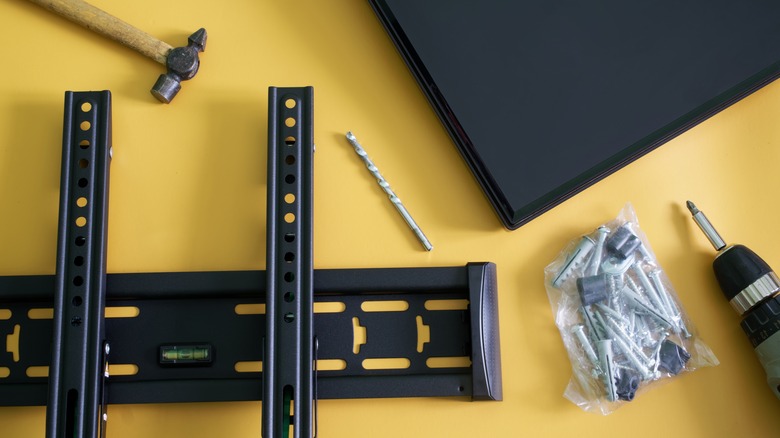 Tools for mounting TV 