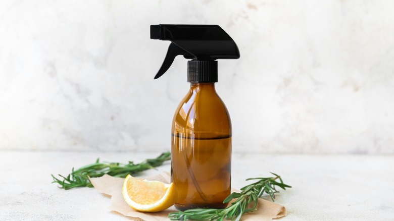 Citrus essential oil spray bottle 