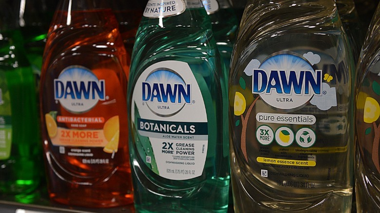 Dawn dishwashing soap products 