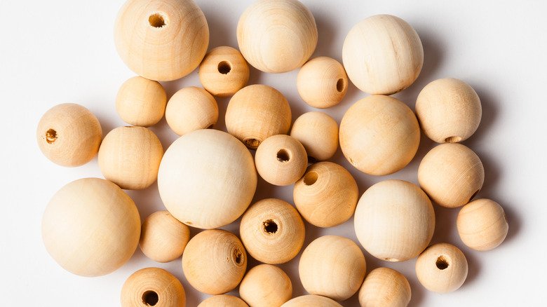 wood beads