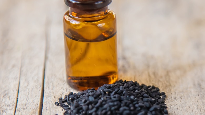 black cumin seeds and oil