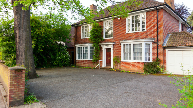 red brick house