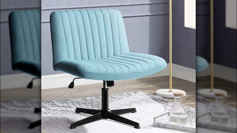 yumaira desk chair blue