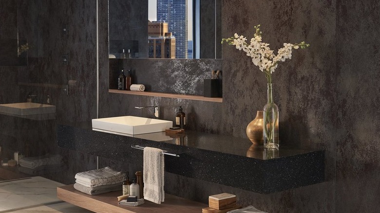 HanStone Quartz bathroom counter