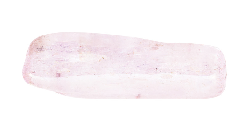 Kunzite crystal 