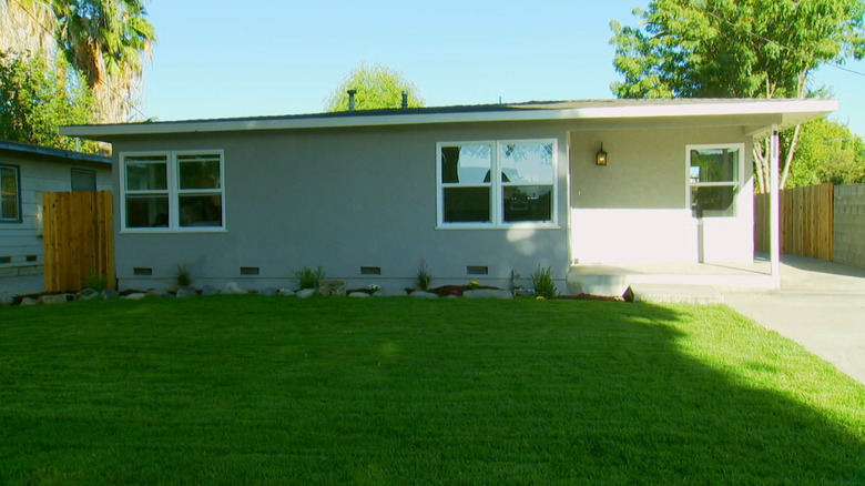 Renovated home exterior