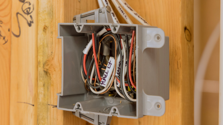 overloaded electrical circuit box