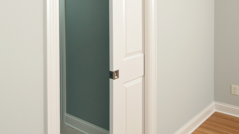 A pocket door