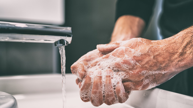 hand washing