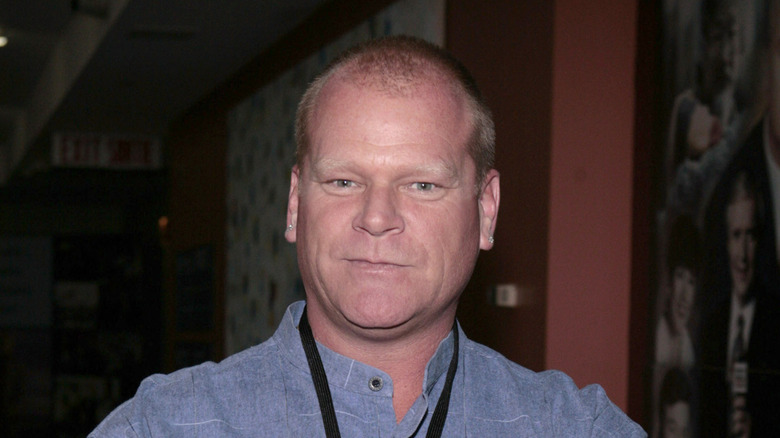 Mike Holmes close up portrait.