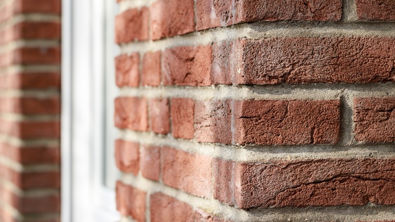 Red brick house exterior