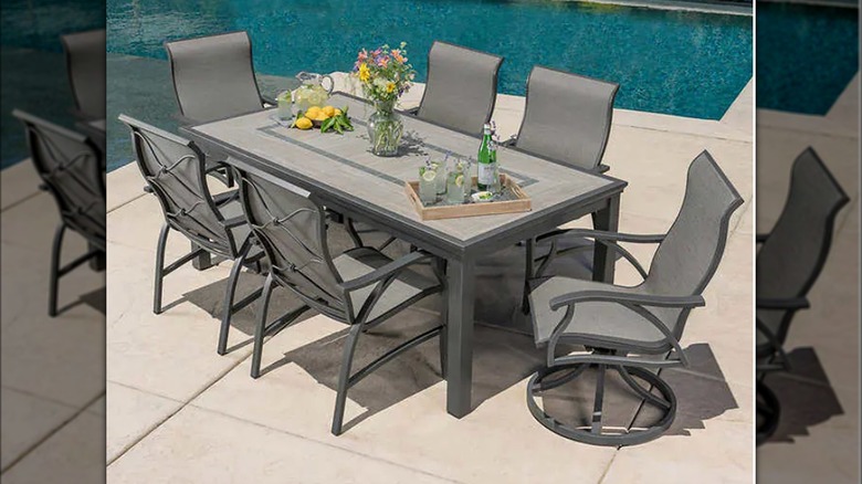 Costco SunVilla Kingston 7-piece Sling Outdoor Dining Set