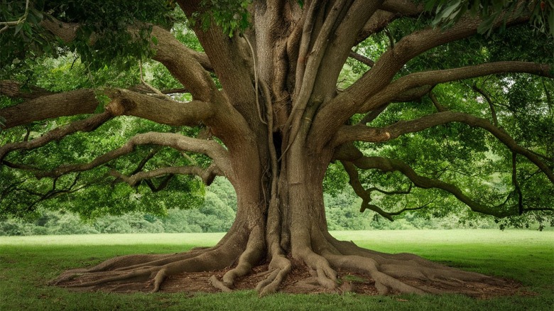 tree with large roots