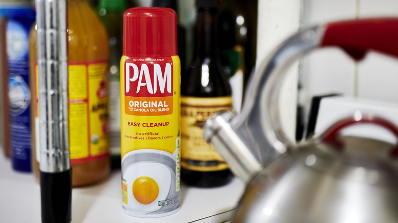 Can of PAM cooking spray