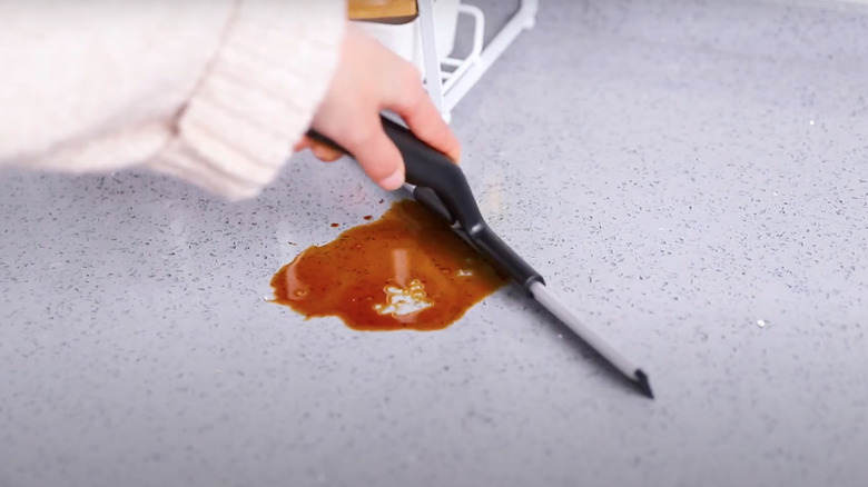 The Handy Way To Use A Squeegee To Clean Up Spills