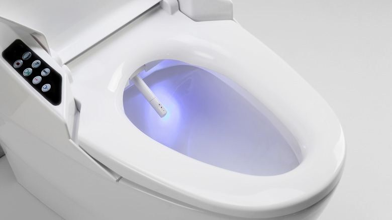 electric bidet with nightlight