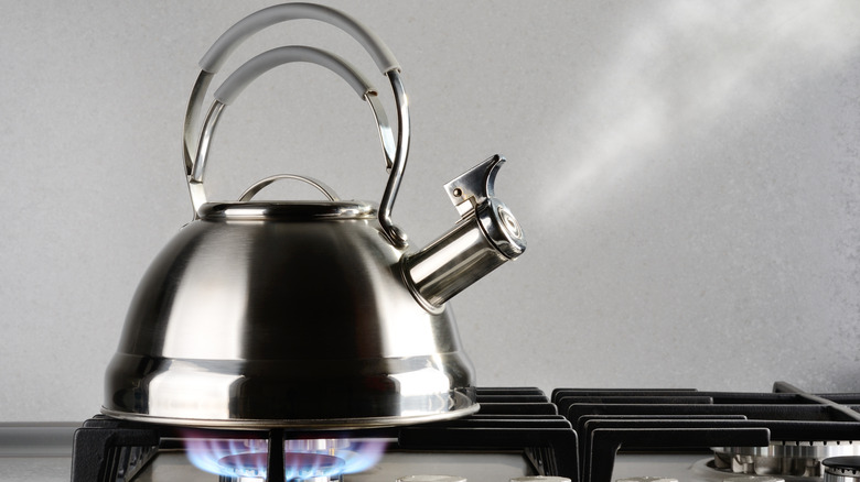 stovetop kettle on stove