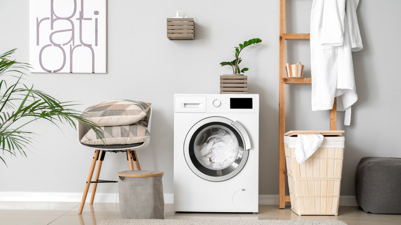 styled laundry room