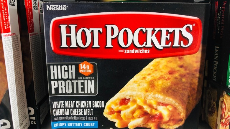 Hot Pockets microwaveable sandwiches 