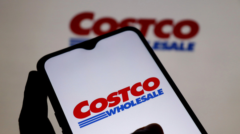 costco app on phone screen
