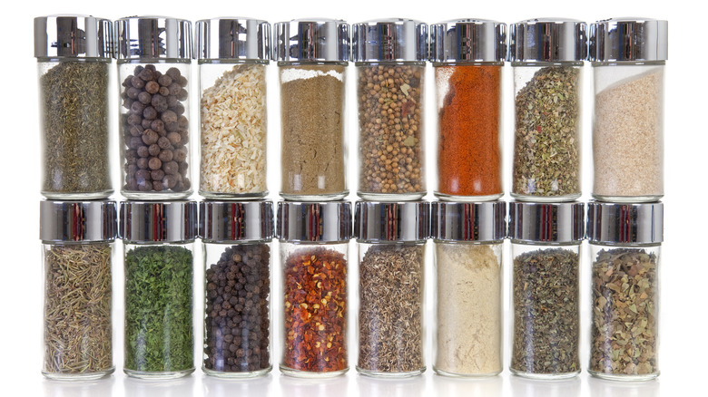 Variety of spices