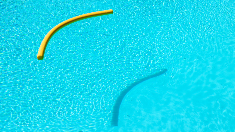 pool and pool noodle