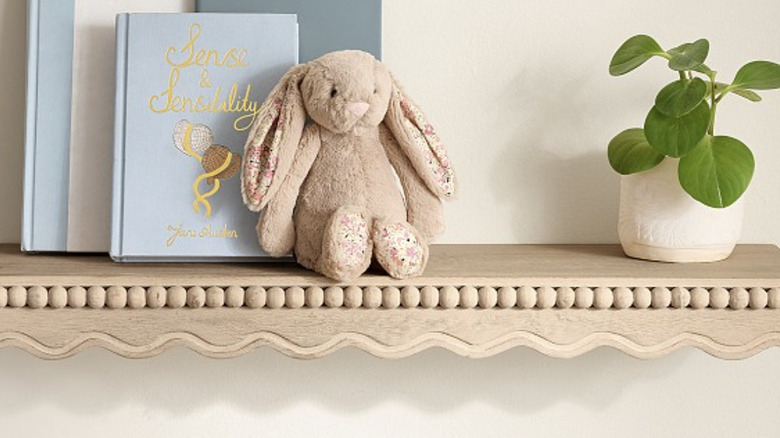 Pottery Barn Kids scalloped shelf