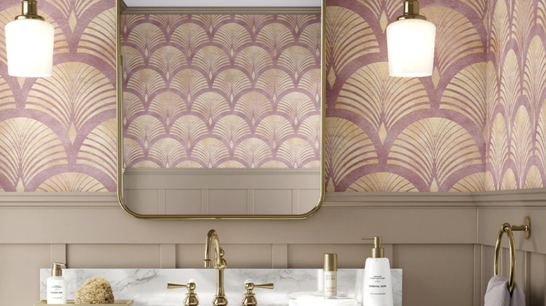 Costa Cover scalloped wallpaper