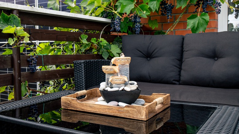 balcony zen garden