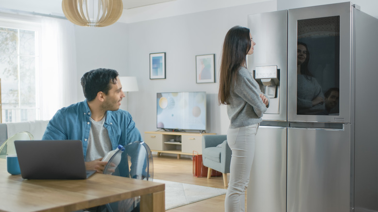 a smart fridge