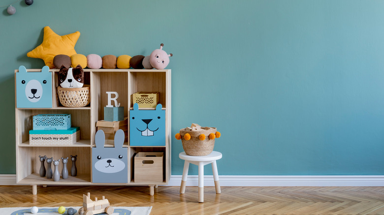 Nursery with storage