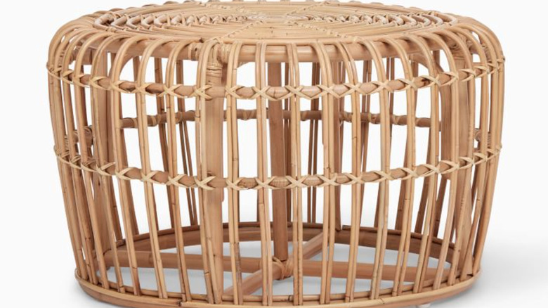 Rattan coffee table