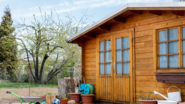 Backyard shed