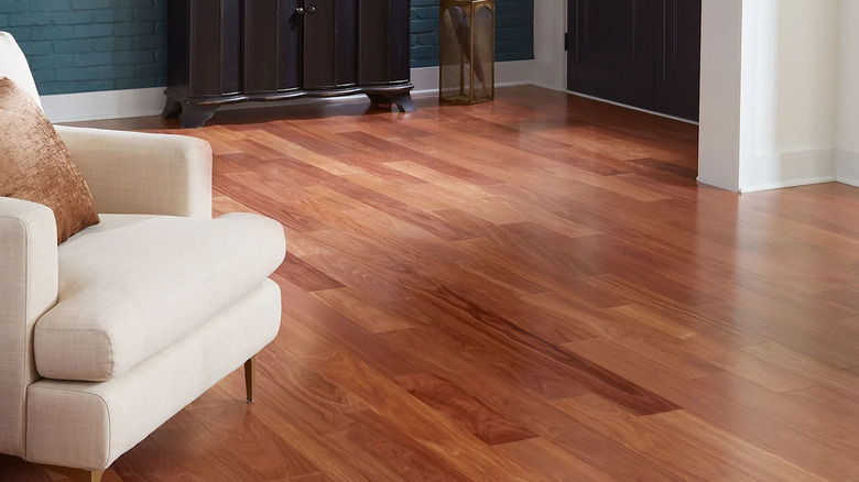 classic foyer with Santos Mahogany hardwood