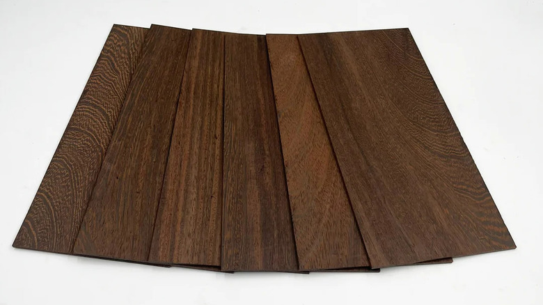 authentic wenge hardwood slabs