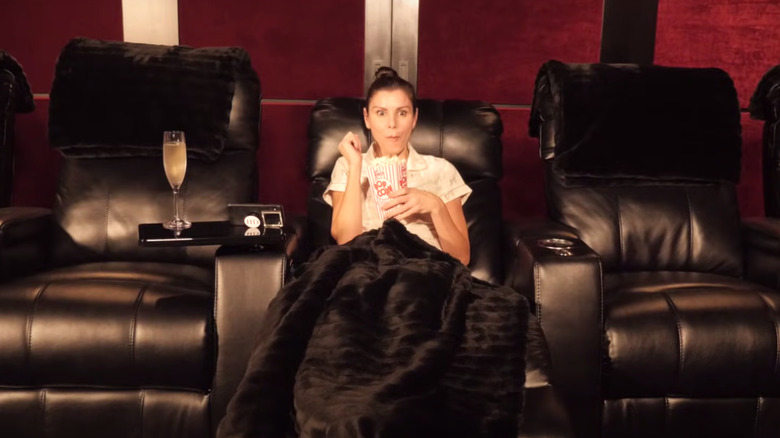 Heather Dubrow in her movie theater