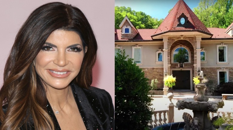 Teresa Giudice's mansion entrance