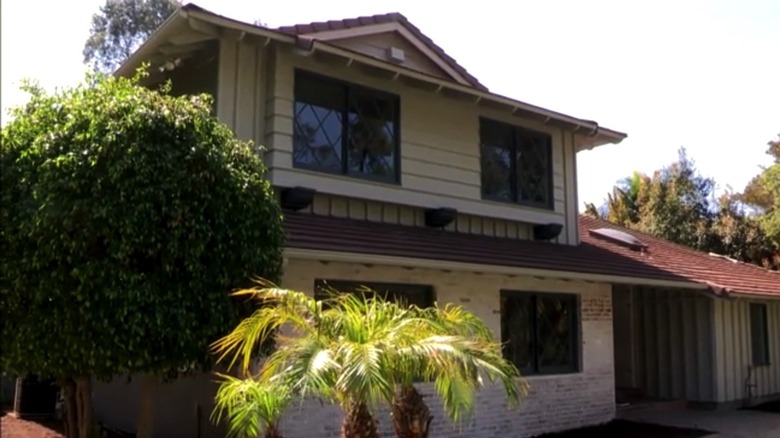 Exterior of two-story home