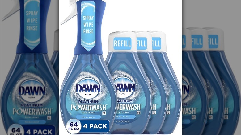 Dawn Powerwash and refill bottles